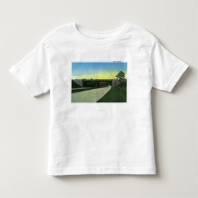 New-Haven, CTView von Merritt Allee Kleinkind T-shirt (Vorderseite)
