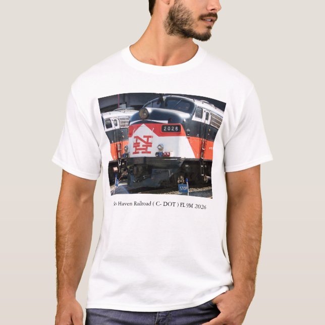 New-Haven Eisenbahn (c-PUNKT) FL 9M 2026 T-Shirt (Vorderseite)