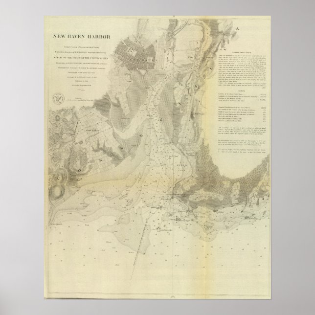 New Haven Harbor Poster (Vorne)