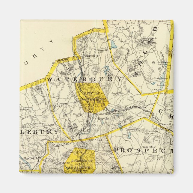 New Haven Landkreis Connecticut Magnet (Vorne)