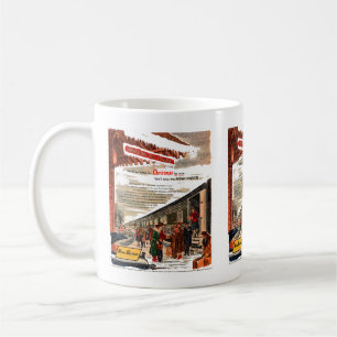 New Haven Railroad Christmas 1947      Kaffeetasse