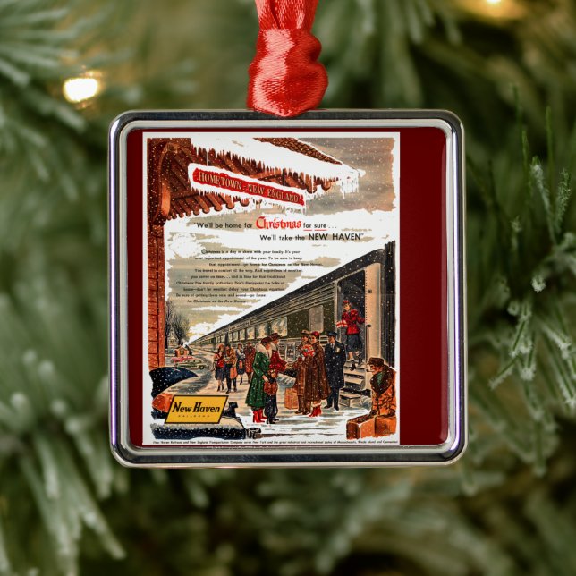 New Haven Railroad Weihnachten 1947 Ornament (Baum)