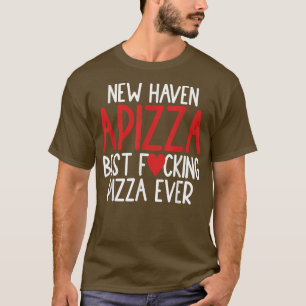 New Haven Style Apizza Beste Pizza Liebhaber Conne T-Shirt