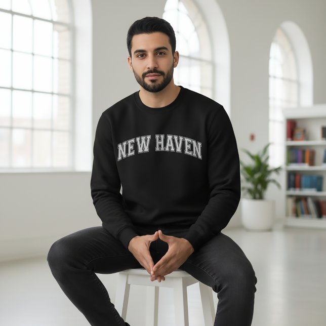 NEW HAVEN University Style Sweater Uni Sweatshirt (Von Creator hochgeladen)