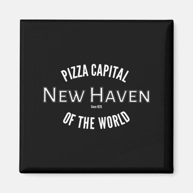 New Haven Zza Catal Of The World Connecticut  Magnet (Vorne)