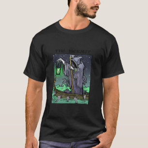 New Hermit Tarot Card Grim Sensenmann Gothic Desig T-Shirt