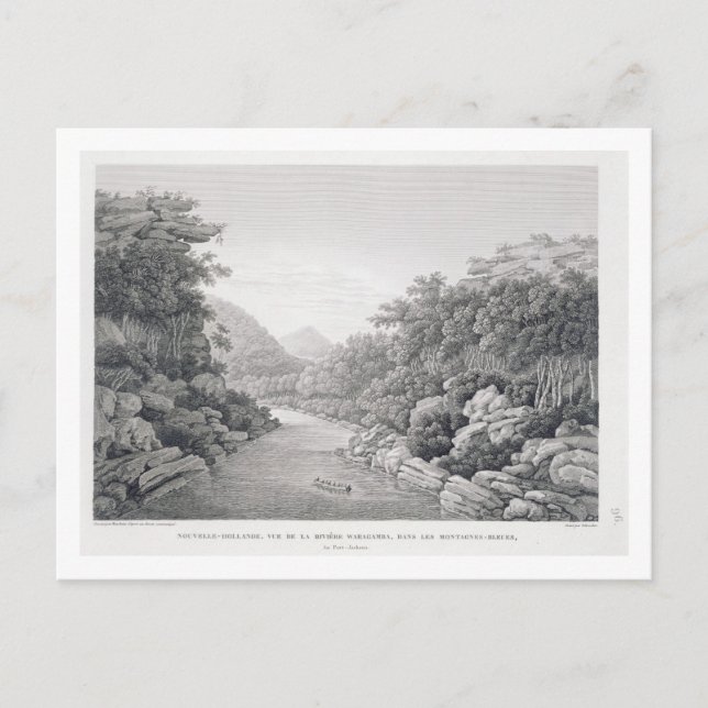 New Holland: Blick auf den Waragamba Fluss im Bl Postkarte (Vorderseite)