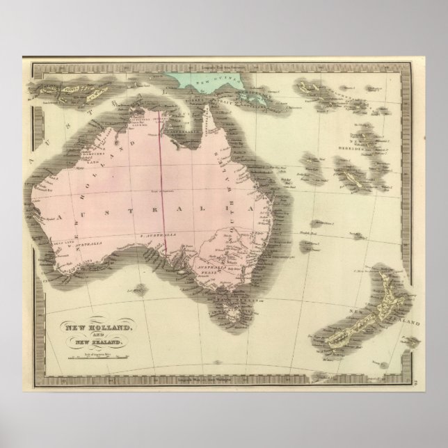New Holland und Neuseeland Poster (Vorne)