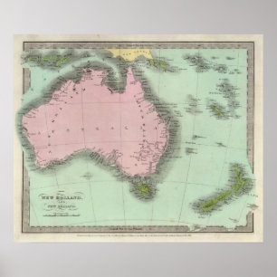 New Holland und Neuseeland Poster