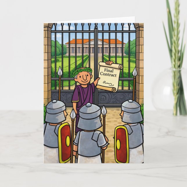 New Home, Big Plans – Funny New Home Karte (Vorderseite)