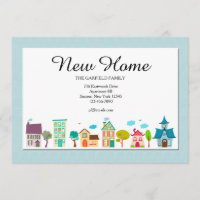 New Home Moving Announcement