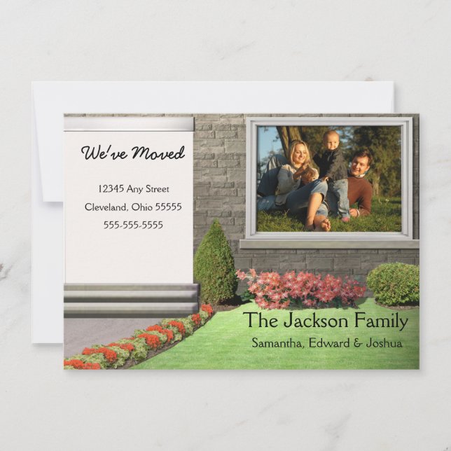 New Home Moving Announcement Ankündigung (Vorderseite)