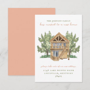 New Home Moving Announcement Einladung