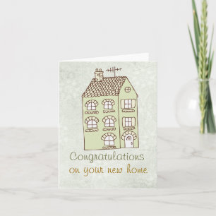 NEW HOME NOTE CARD KARTE