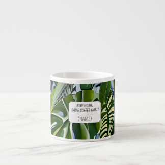 New Home Same Coffee Habit – Personalized  Espressotasse