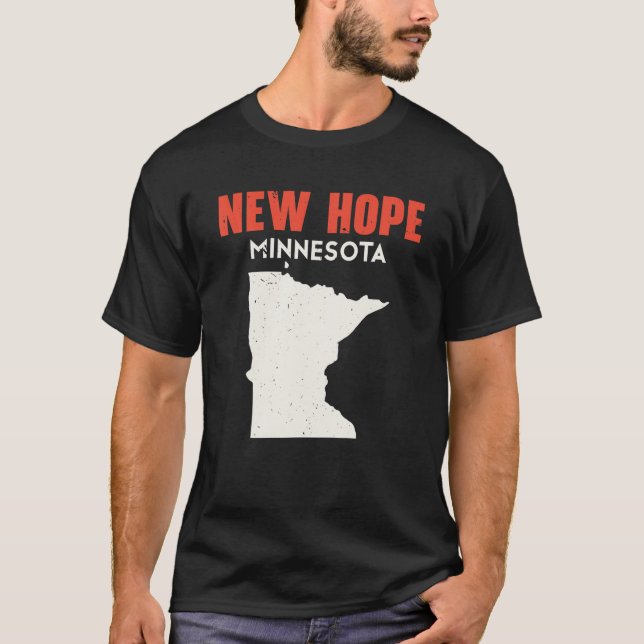 New Hope Minnesota USA Staat America Travel Minnes T-Shirt (Vorderseite)