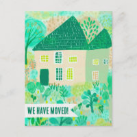 New House Moving Announcement Change Address Sweet