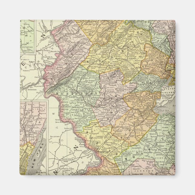 New Jersey 10 Magnet (Vorne)