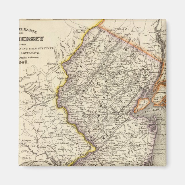 New Jersey 14 Magnet (Vorne)