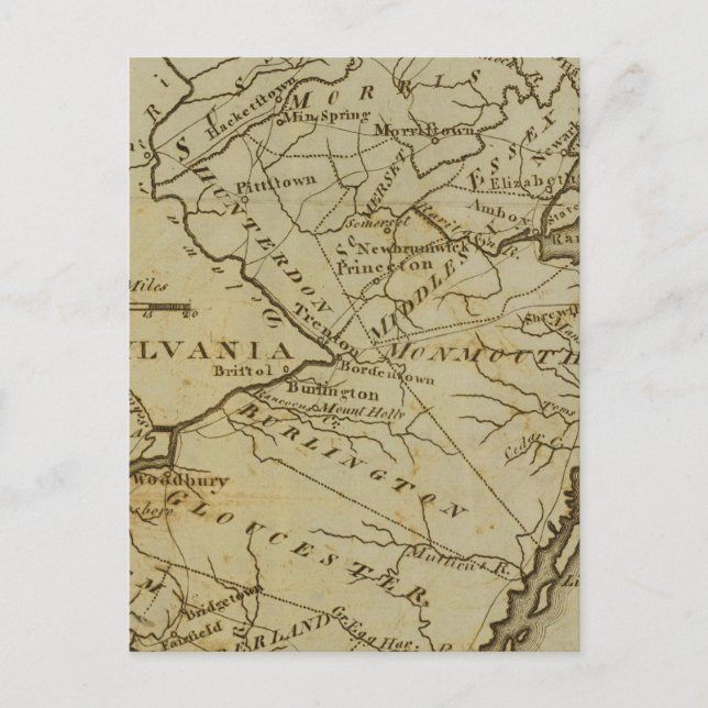 New Jersey 3 Postkarte (Vorderseite)