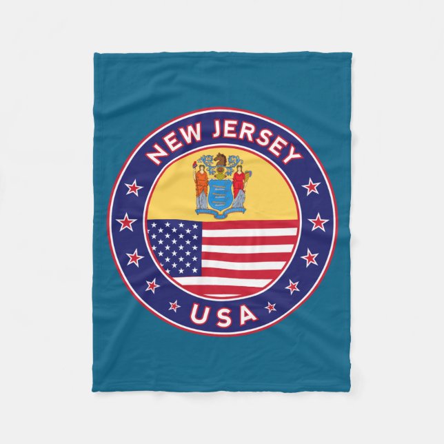 New Jersey _4  Fleecedecke (Vorderseite)