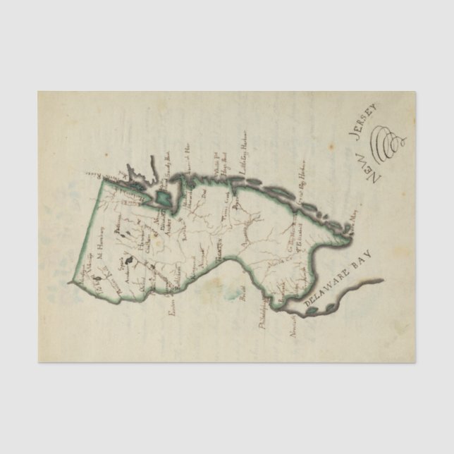 New-Jersey 5 Seidenpapier (Vorderseite)