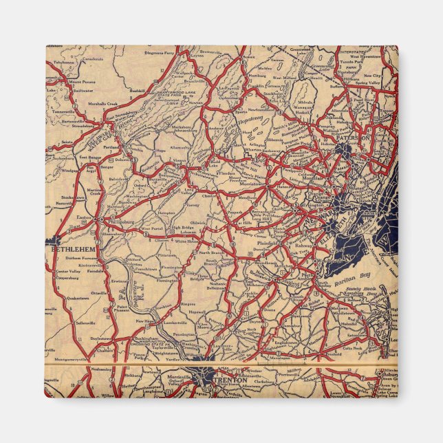 New Jersey 6 Magnet (Vorne)