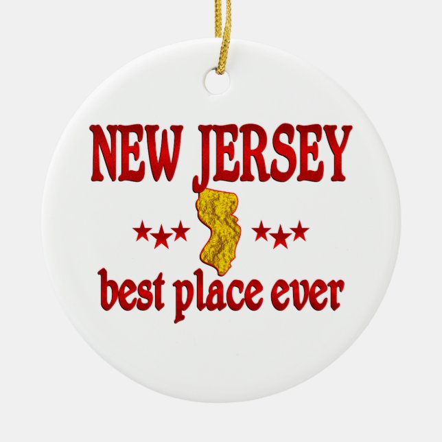 New-Jersey am besten Keramikornament (Vorne)