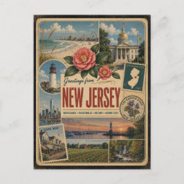 New Jersey Authentische Vintage-Postkarte Postkarte