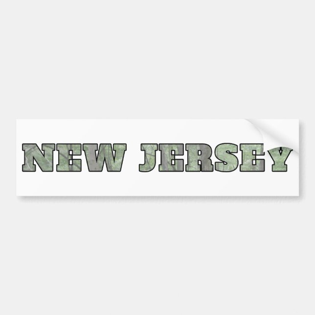New Jersey Autoaufkleber (Vorne)