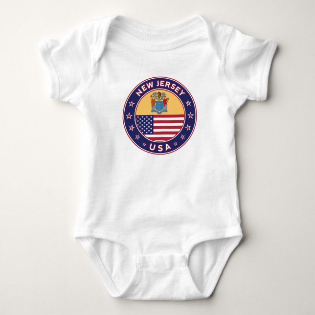 New Jersey Baby Strampler (Vorderseite)