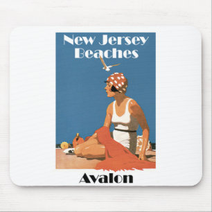 New Jersey Beaches ~ Avalon Mousepad