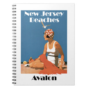 New Jersey Beaches ~ Avalon Notizblock