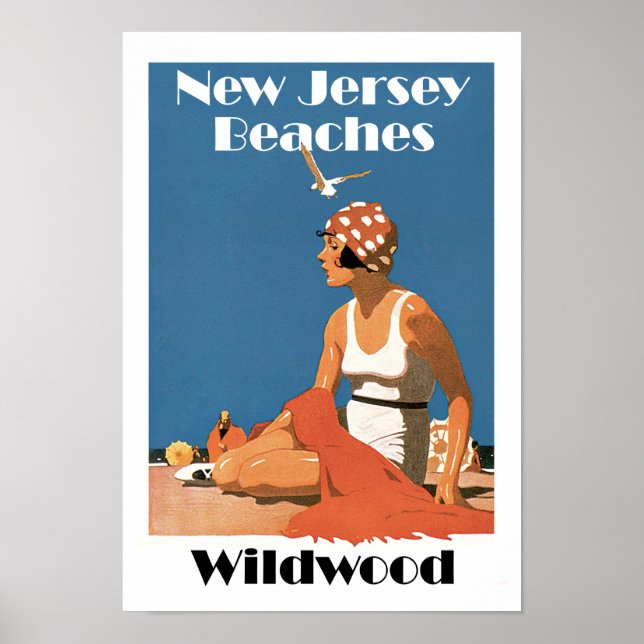 New Jersey Beaches ~ Wildwood Poster (Vorne)