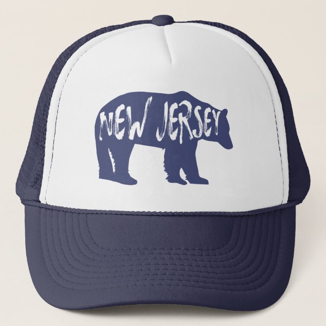 New Jersey Bear Truckerkappe (Vorderseite)
