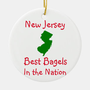 New Jersey Best Bagels Keramik Ornament