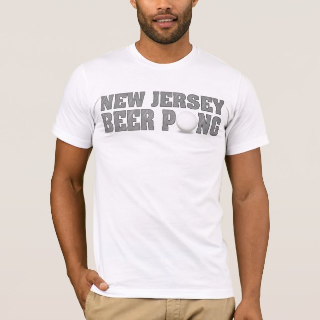 New-Jersey Bier Pong T - Shirts (Vorderseite)