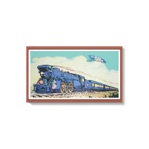 New Jersey Central Blue Comet Train