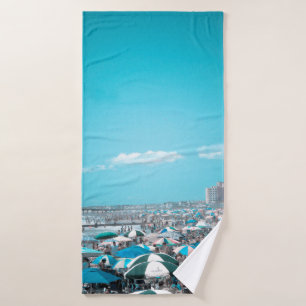 New Jersey Coastal Beach Art Badehandtuch