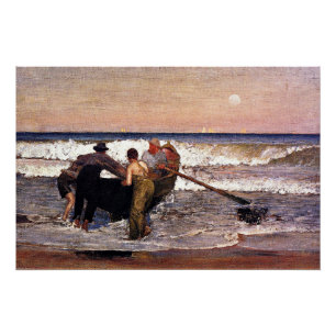 New Jersey, das Boot abschieben, schöne Kunst, Poster