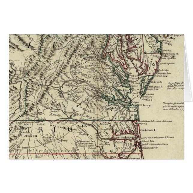 New Jersey, Delaware, Virginia, North Carolina (Vorderseite (Horizontal))