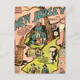New Jersey, der Garden-Staat Postkarte