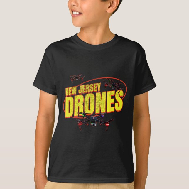New Jersey Drones Funny Mystery Drones In New Jers T-Shirt (Vorderseite)