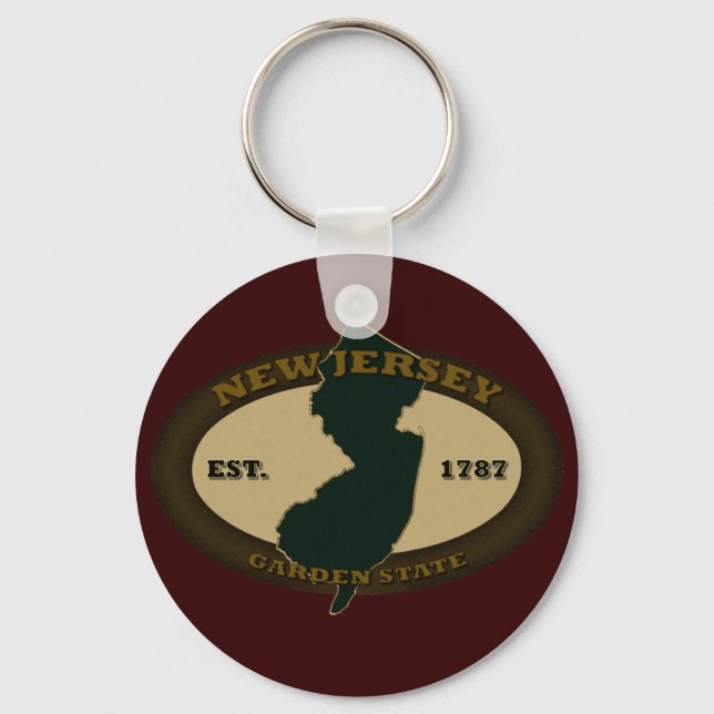 New Jersey Est. 1787 Schlüsselanhänger (Vorderseite)