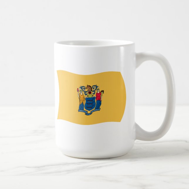 New Jersey Flaggen Tasse (Rechts)