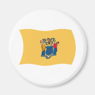 New Jersey Flaggenmagnet Magnet