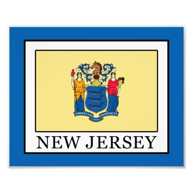 New Jersey Fotodruck (Vorne)
