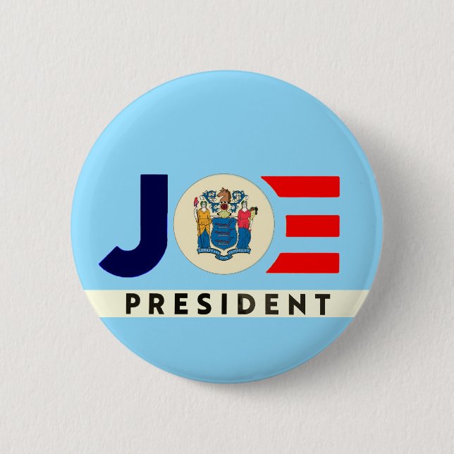 New Jersey für Joe 2020 Button (Vorderseite)