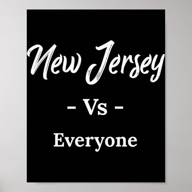 New Jersey gegen alle Poster (Vorne)