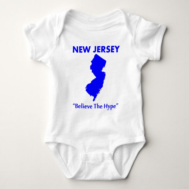 New Jersey - Glauben Sie dem Hype Baby Strampler (Vorderseite)